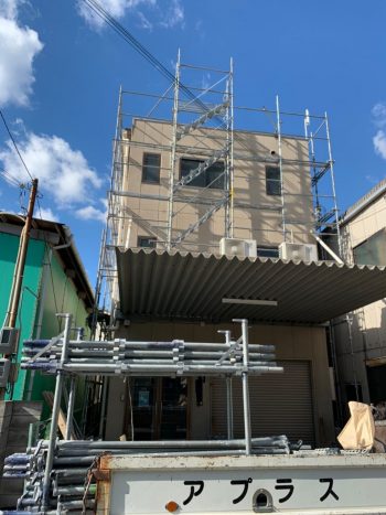 東大阪市 製作所 仮設足場工事